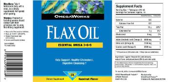 OmegaWorks Flax Oil - supplement