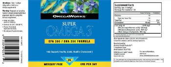 OmegaWorks Super Omega 3 - 