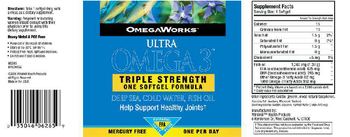 OmegaWorks Ultra Omega 3 - 