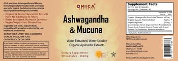 Omica Organics Ashwagandha & Mucuna - supplement