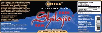 Omica Organics High-Himalayan Raw Dark Shilajit - supplement
