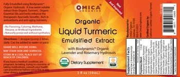 Omica Organics Organic Liquid Turmeric - supplement