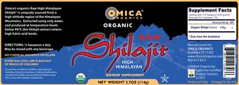 Omica Organics Raw High-Himalayan Shilajit - supplement