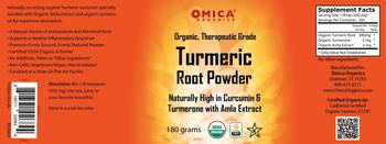 Omica Organics Turmeric Root Powder - supplement