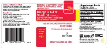 Omojo Omega 3, 6 & 9 - all natural supplement