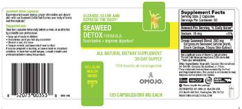 Omojo Seaweed Detox Formula - all natural supplement