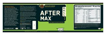 ON After Max Chocolate Sunday - postworkout recovery supplement