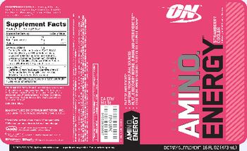 ON AmiN.O. Energy Strawberry Cooler - supplement