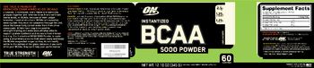 ON BCAA 5000 Powder Unflavored - 