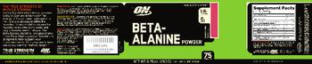 ON Beta-Alanine Powder Fruit Fusion - supplement