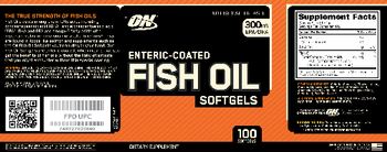 ON Enteric-Coated Fish Oil - supplement
