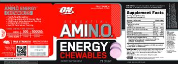 ON Essential Amin.O. Energy Chewables Fruit Punch - supplement