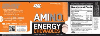 ON Essential Amin.O. Energy Chewables Orange Pineapple - supplement