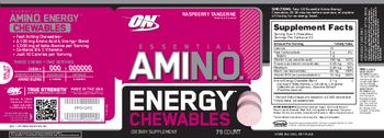 ON Essential Amin.O. Energy Chewables Raspberry Tangerine - supplement