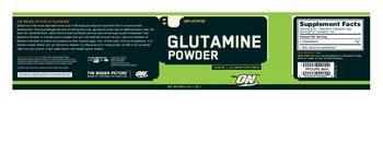 ON Glutamine Powder Unflavored - glutamine supplement
