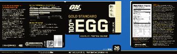 ON Gold Standard 100% Egg Vanilla Custard - 