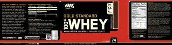 ON Gold Standard 100% Whey Double Rich Chocolate - protein powder drink mix