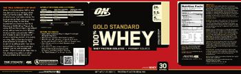 ON Gold Standard 100% Whey Vanilla Ice Cream - protein powder drink mix