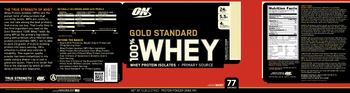 ON Gold Standard 100% Whey Vanilla Ice Cream - protein powder drink mix