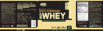ON Gold Standard 100% Whey Vanilla - 