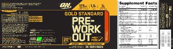 ON Gold Standard Pre-Work Out Fruit Punch - supplement