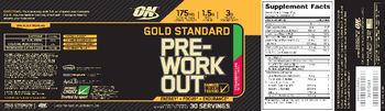 ON Gold Standard Pre-Workout Strawberry Lime - supplement