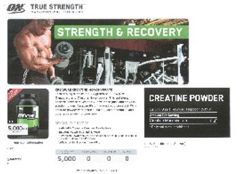 ON Micronized Creatine Powder Unflavored - 