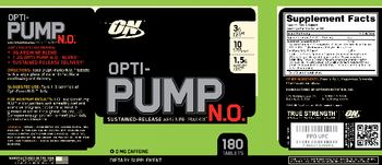 ON Opti-Pump N.O. - supplement