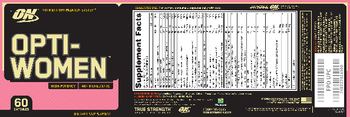 ON Opti-Women - supplement