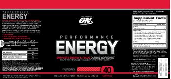 ON Performance Energy Punch - supplement