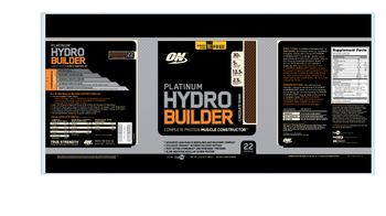 ON Platinum Hydro Builder Chocolate Shake - supplement