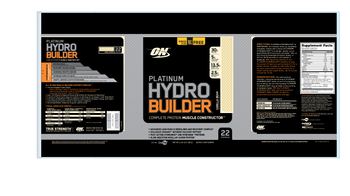 ON Platinum Hydro Builder Vanilla Bean - supplement