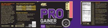 ON Pro Gainer High Protein Gainer Stawberry Cream - 