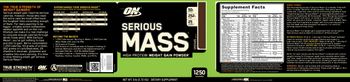 ON Serious Mass Chocolate - weight gain supplement