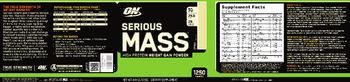 ON Serious Mass Vanilla - supplement