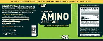 ON Superior Amino 2222 Tabs - 