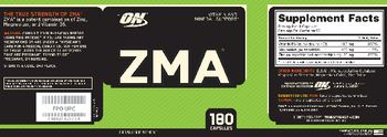 ON ZMA - supplement