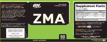 ON ZMA - supplement