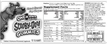 One A Day Kids Scooby-Doo Gummies - childrens multivitamin multimineral supplement