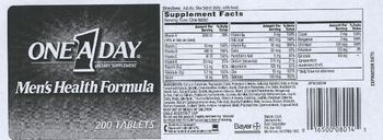 One A Day Men's Health Formula - supplement