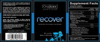 OneBode Recover - supplement