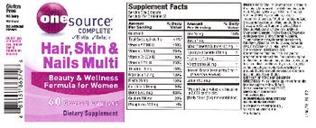 OneSource Hair, Skin & Nails Multi - supplement