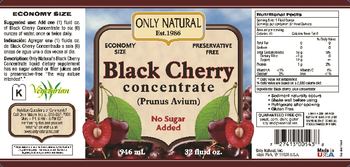 Only Natural Black Cherry Concentrate - 