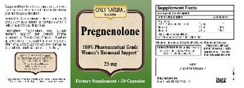 Only Natural Pregnenolone 25 mg - supplement