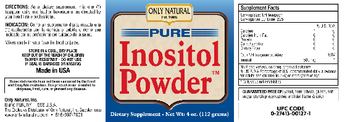 Only Natural Pure Inositol Powder - supplement