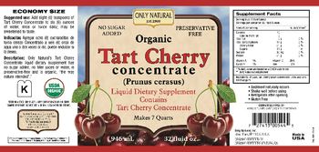 Only Natural Tart Cherry Concentrate - liquid supplement