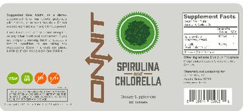 Onnit Spirulina And Chlorella - supplement