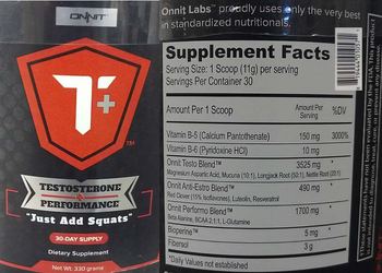 Onnit T+ - supplement