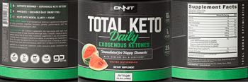 Onnit Total Keto Daily Salted Watermelon Flavor - supplement
