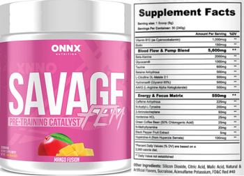 Onnx Nutrition Savage FEM Mango Fusion - supplement